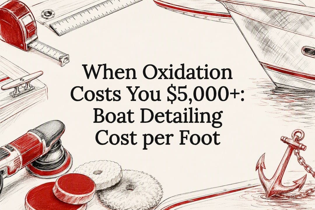When Oxidation Costs You $5,000+: Boat Detailing Cost per Foot