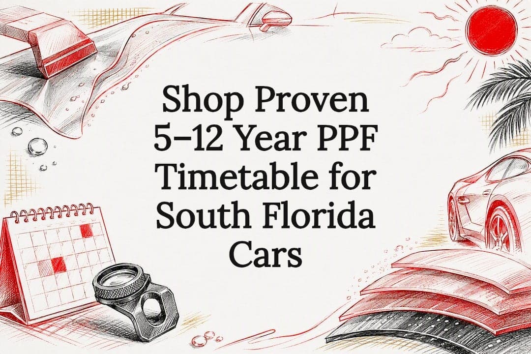 Shop Proven 5–12 Year PPF Timetable for South Florida Cars