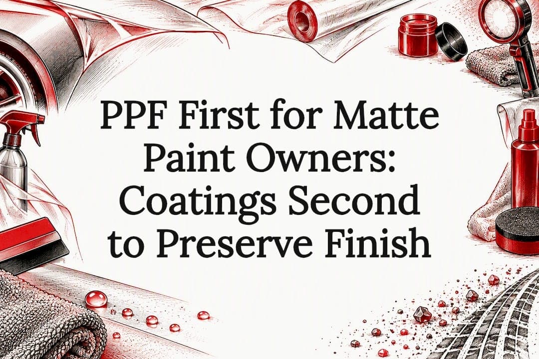 PPF First for Matte Paint Owners: Coatings Second to Preserve Finish