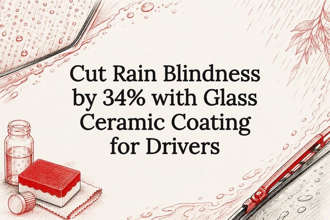 Cut Rain Blindness by 34% with Glass Ceramic Coating for Drivers