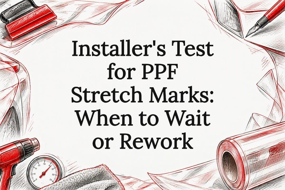 Installer's Test for PPF Stretch Marks: When to Wait or Rework