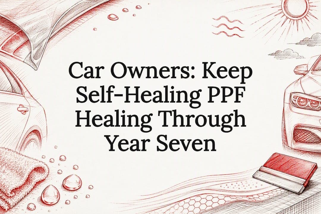 Car Owners: Keep Self-Healing PPF Healing Through Year Seven