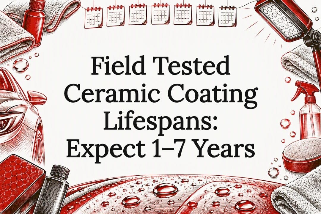 Field Tested Ceramic Coating Lifespans: Expect 1–7 Years