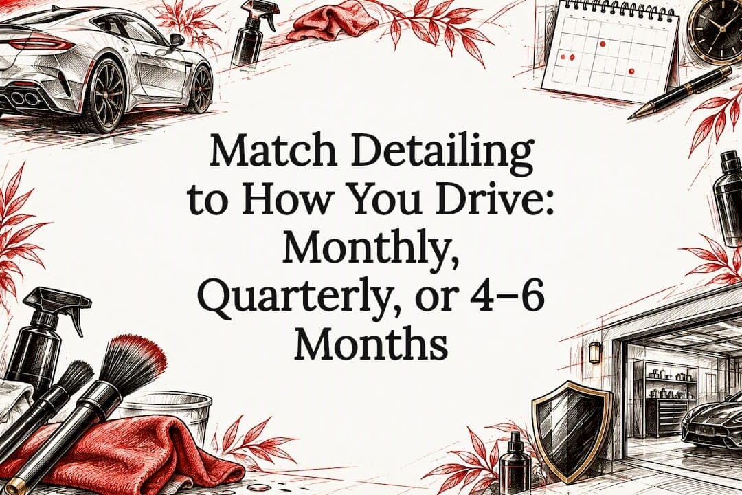 Match Detailing to How You Drive: Monthly, Quarterly, or 4–6 Months