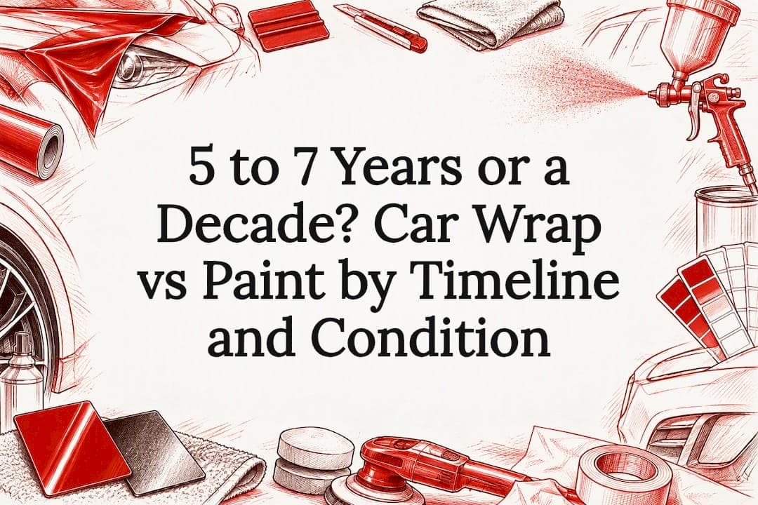 5 to 7 Years or a Decade? Car Wrap vs Paint by Timeline and Condition