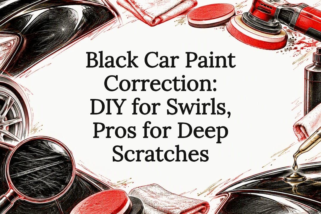 Black Car Paint Correction: DIY for Swirls, Pros for Deep Scratches