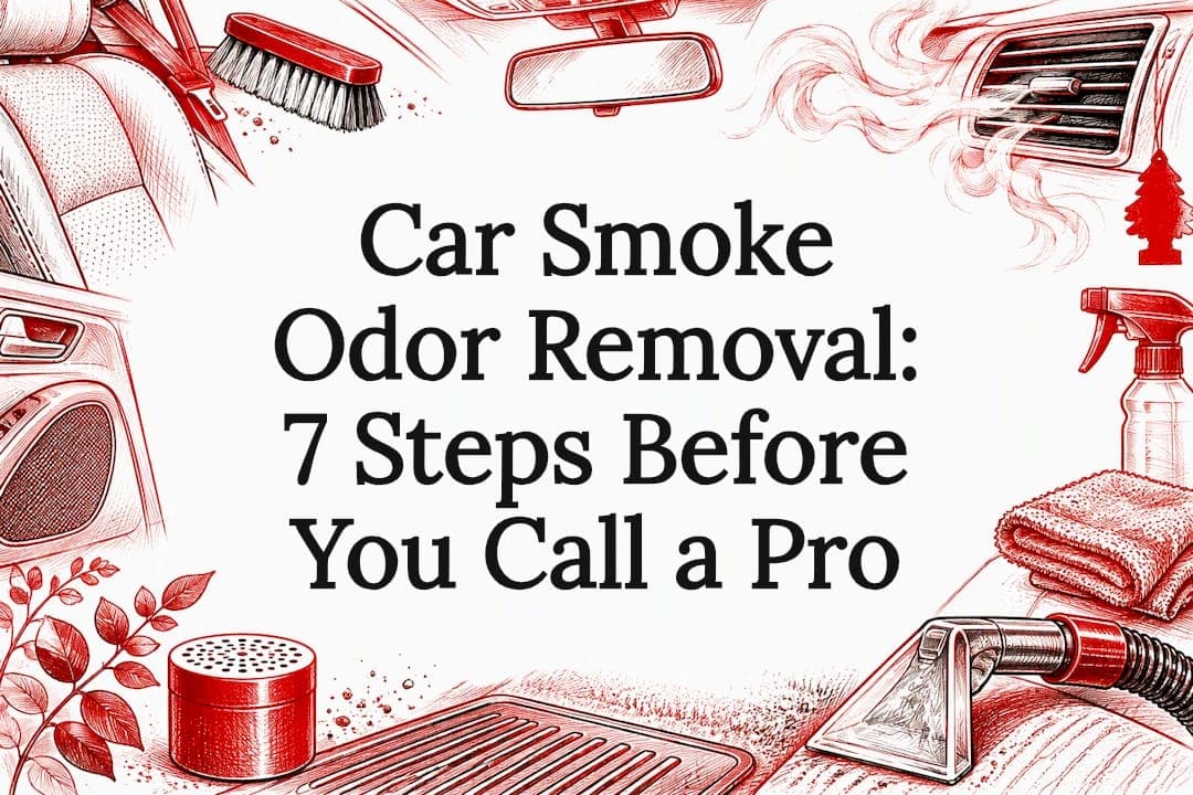 Car Smoke Odor Removal: 7 Steps Before You Call a Pro