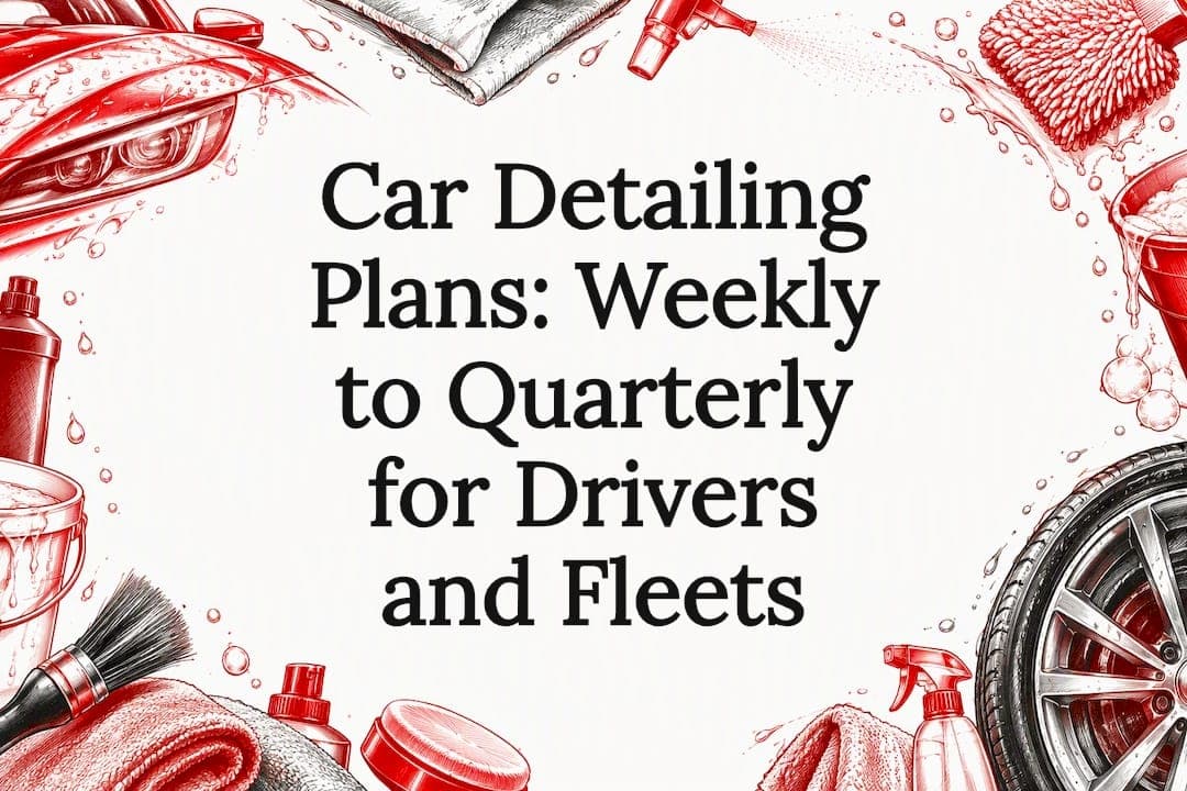Car Detailing Plans: Weekly to Quarterly for Drivers and Fleets
