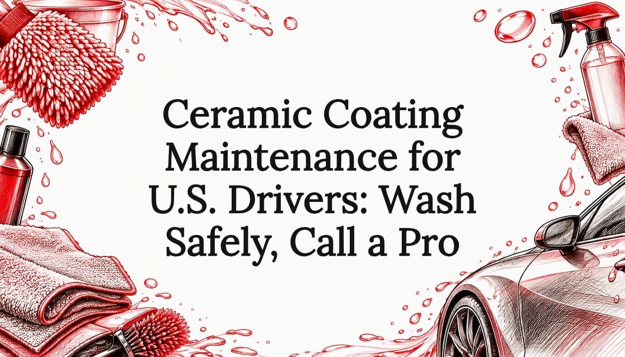 Ceramic Coating Maintenance for U.S. Drivers: Wash Safely, Call a Pro