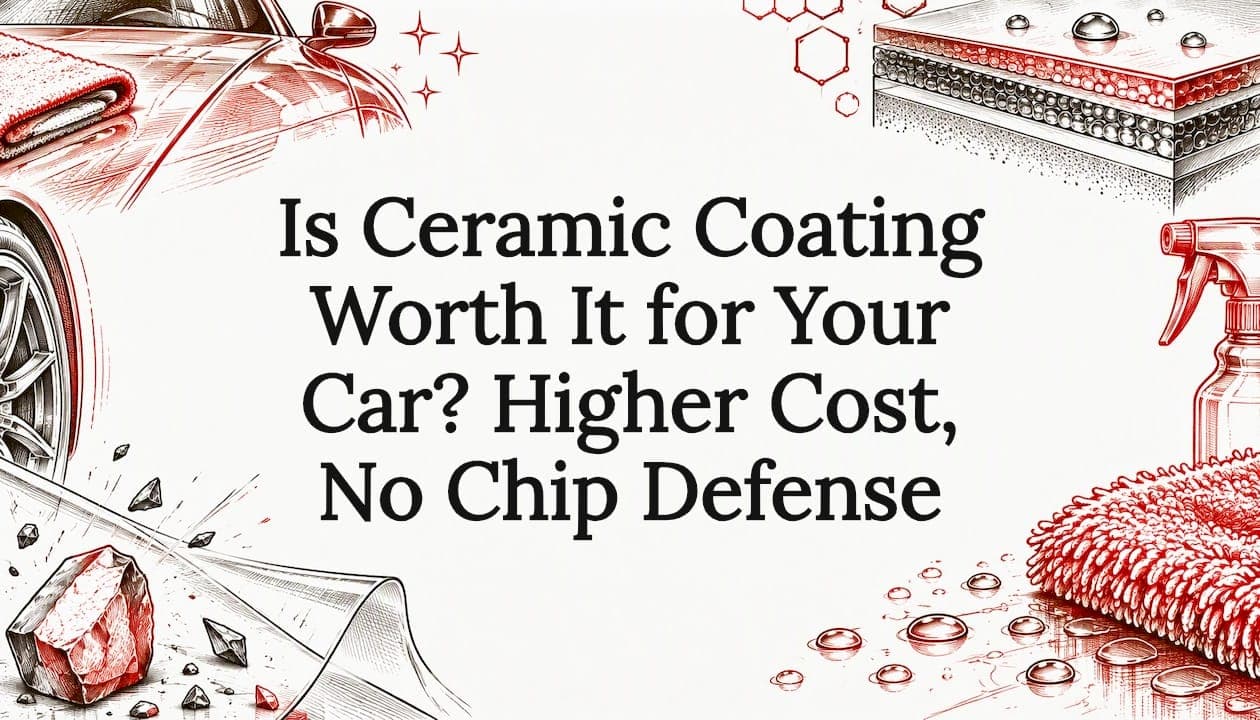 Is Ceramic Coating Worth It for Your Car? Higher Cost, No Chip Defense