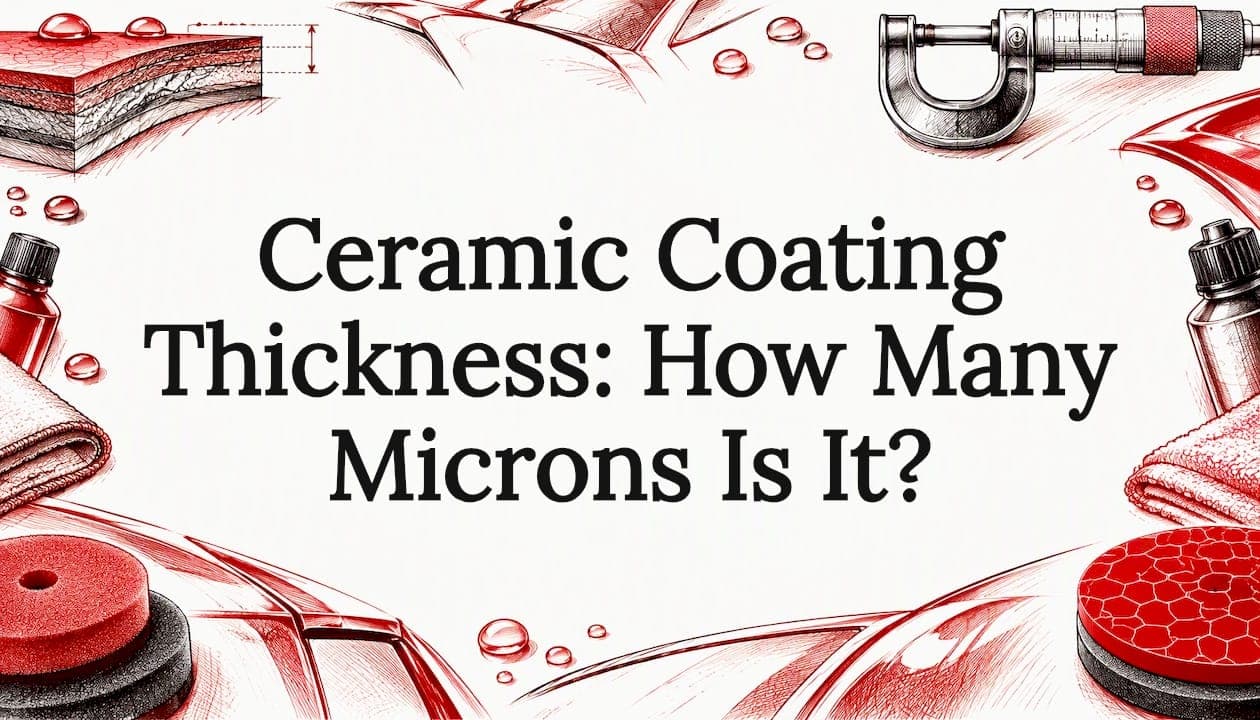 Ceramic Coating Thickness: How Many Microns Is It?