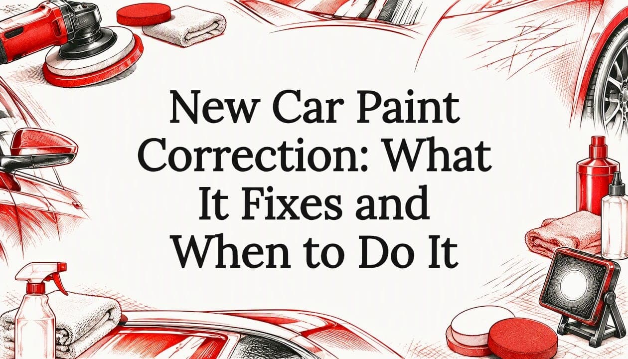 New Car Paint Correction: What It Fixes and When to Do It